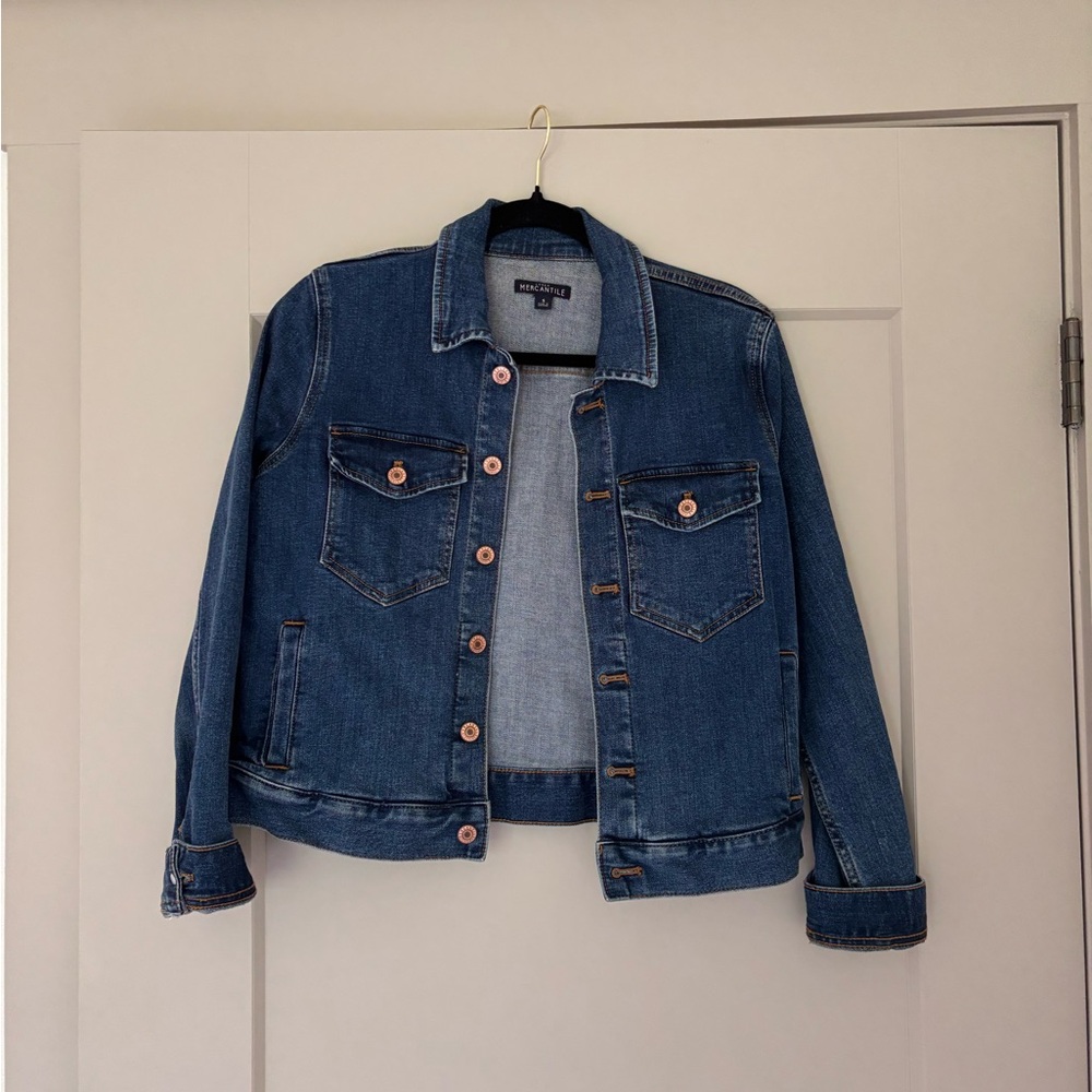 J.Crew Mercantile Classic Denim Jacket - Blue